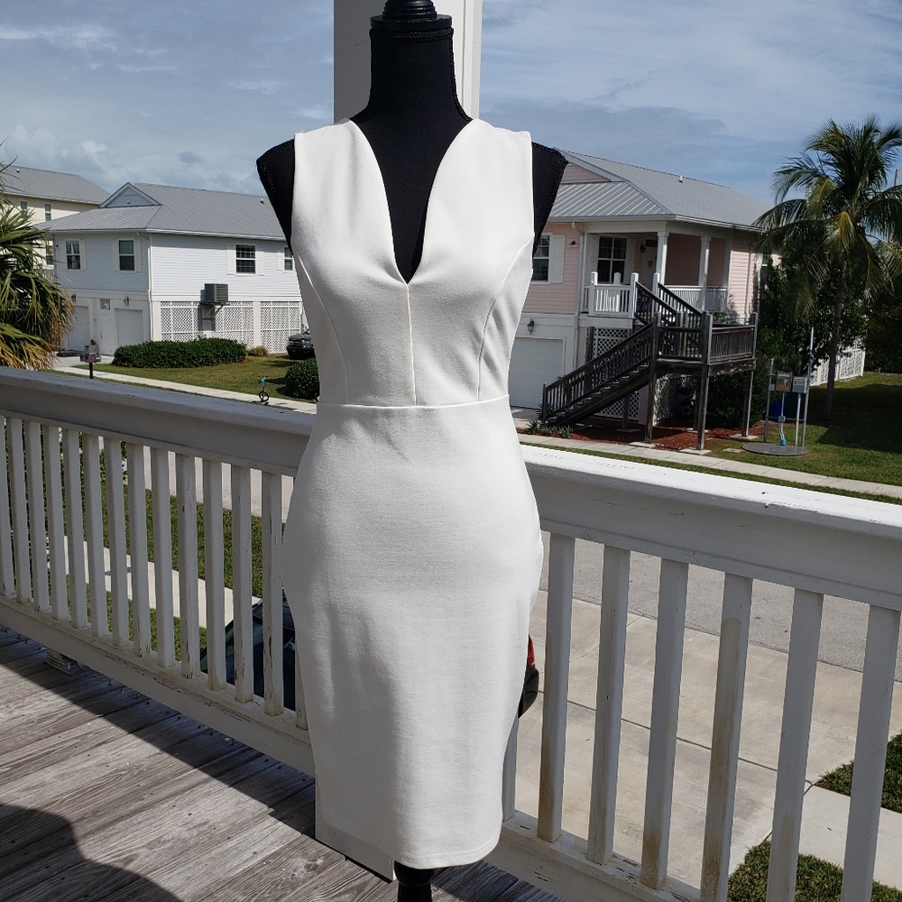Ivory Bodycon Dress